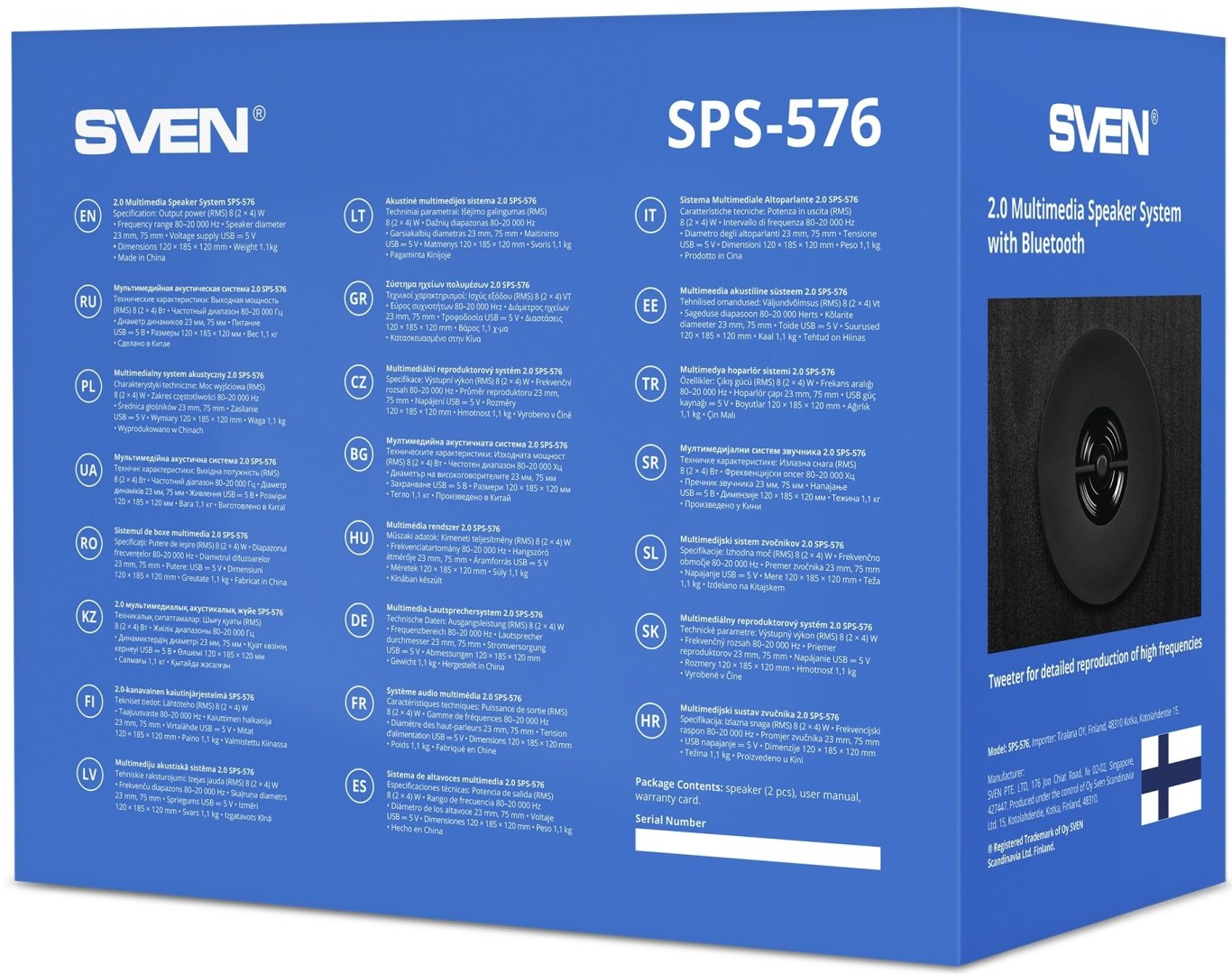 Компьютерные колонки SVEN SPS-576 черный купить,NaN