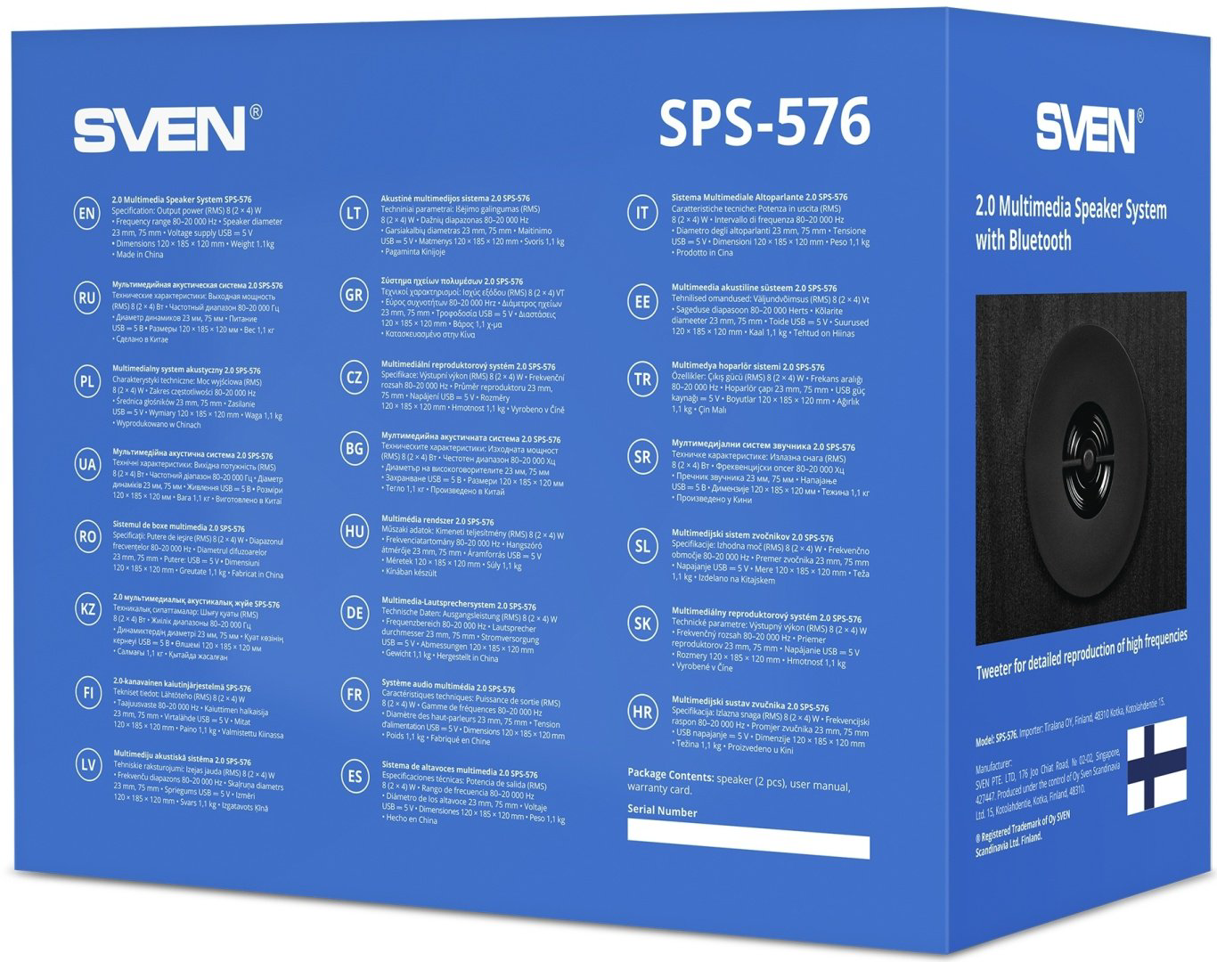 Компьютерные колонки SVEN SPS-576 черный купить,NaN