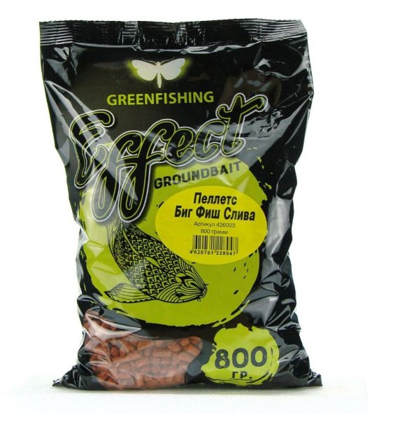 Прикормка Greenfishing Effect Слива 800гр
