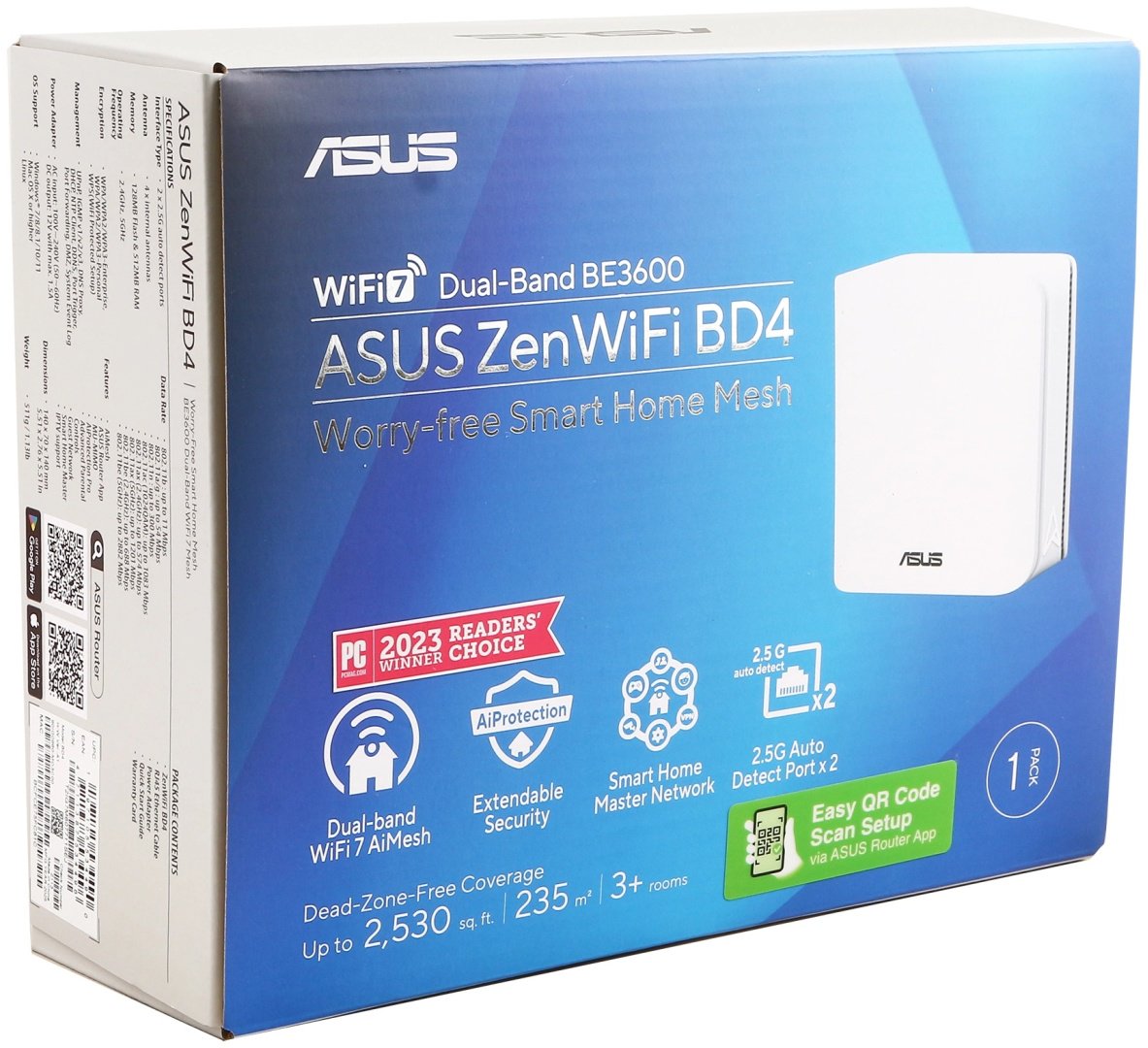 MESH-система ASUS ZenWiFi BD4 (90IG0960-MO3C00)