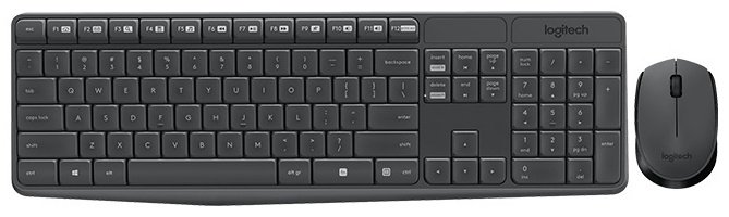 Клавиатура Logitech 920-007948 черный + мышь купить,NaN