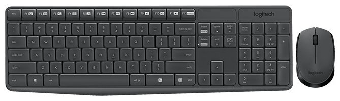 Клавиатура Logitech 920-007948 черный + мышь купить,NaN