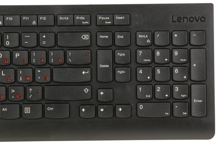 Клавиатура Lenovo 300 GX30M39684 черный купить,NaN