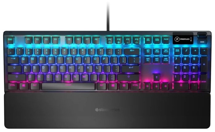 Клавиатура SteelSeries Apex 5 RU черный купить,NaN