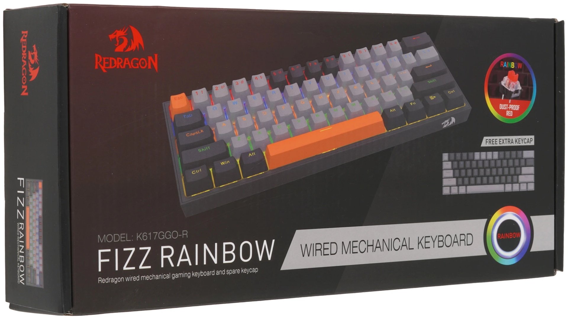 Клавиатура Redragon Fizz (72599) серый купить,NaN