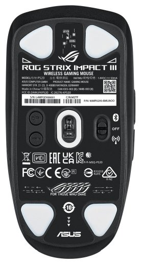 Мышь ASUS ROG Strix Impact III Wireless черный купить,NaN