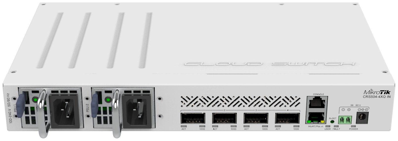 Коммутатор MikroTik CRS504-4XQ-IN - ForteMarket Коммутатор MikroTik CRS504-4XQ-IN купить,423392