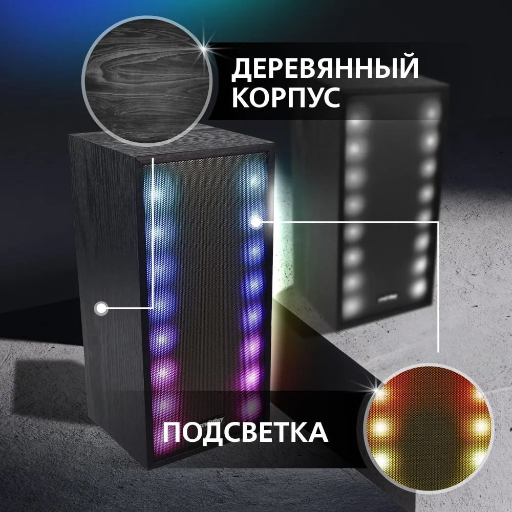 Компьютерные колонки Smartbuy SBA-4950 черный купить,NaN