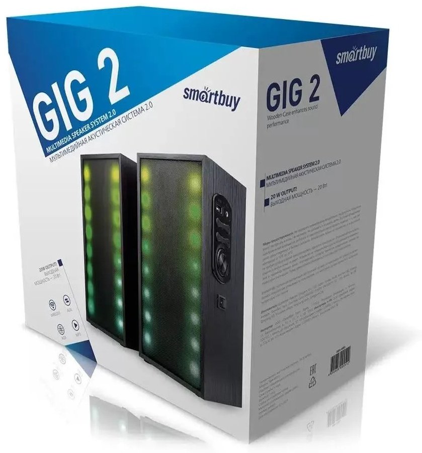Компьютерные колонки Smartbuy SBA-4950 черный купить,NaN