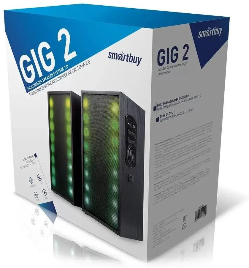 Компьютерные колонки Smartbuy SBA-4950 черный купить,NaN