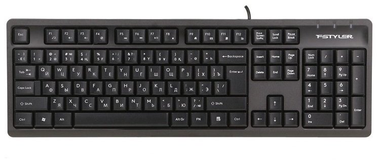 Клавиатура A4Tech Fstyler FK12 черный