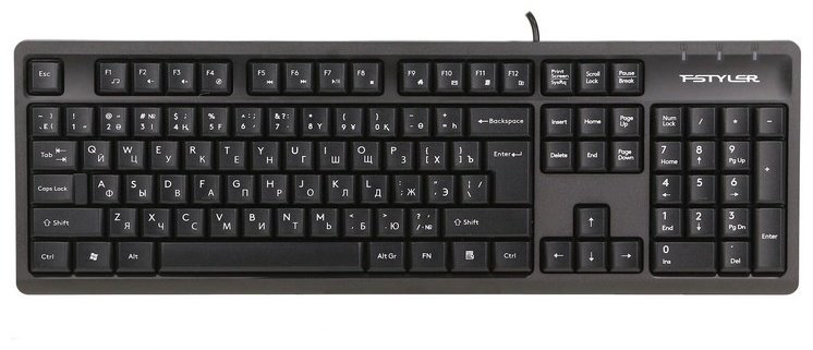 Клавиатура A4Tech Fstyler FK12 черный