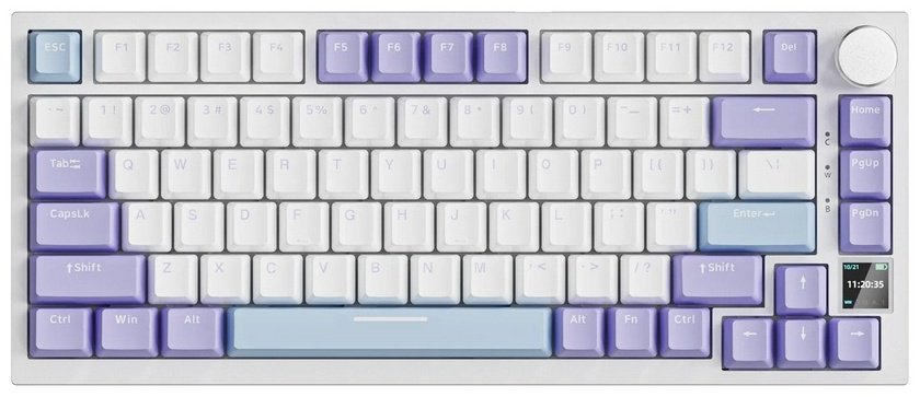 Клавиатура Ajazz AK820 Pro белый купить,NaN