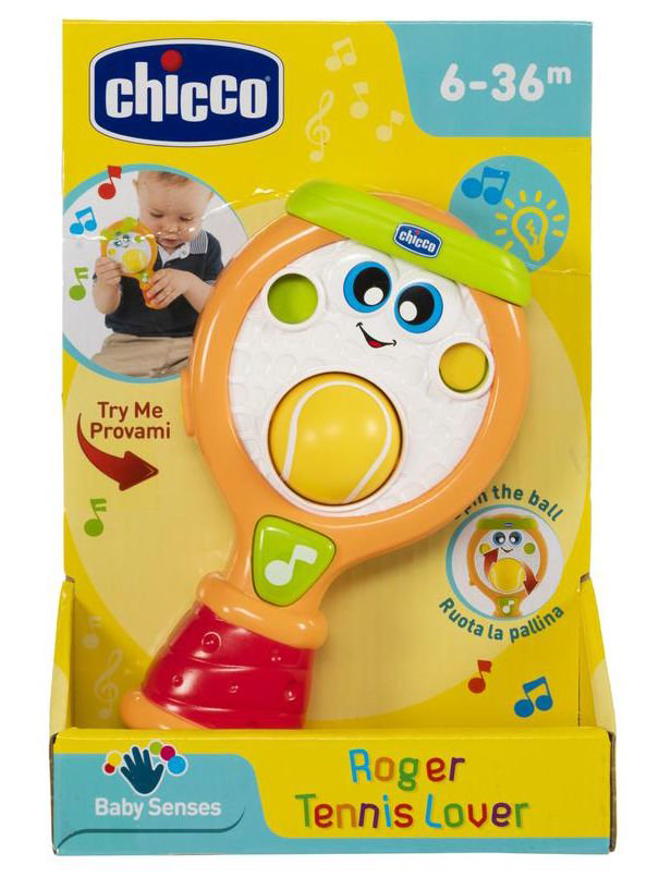 Развивающая игрушка Chicco Теннисная ракетка 6м+  купить,NaN