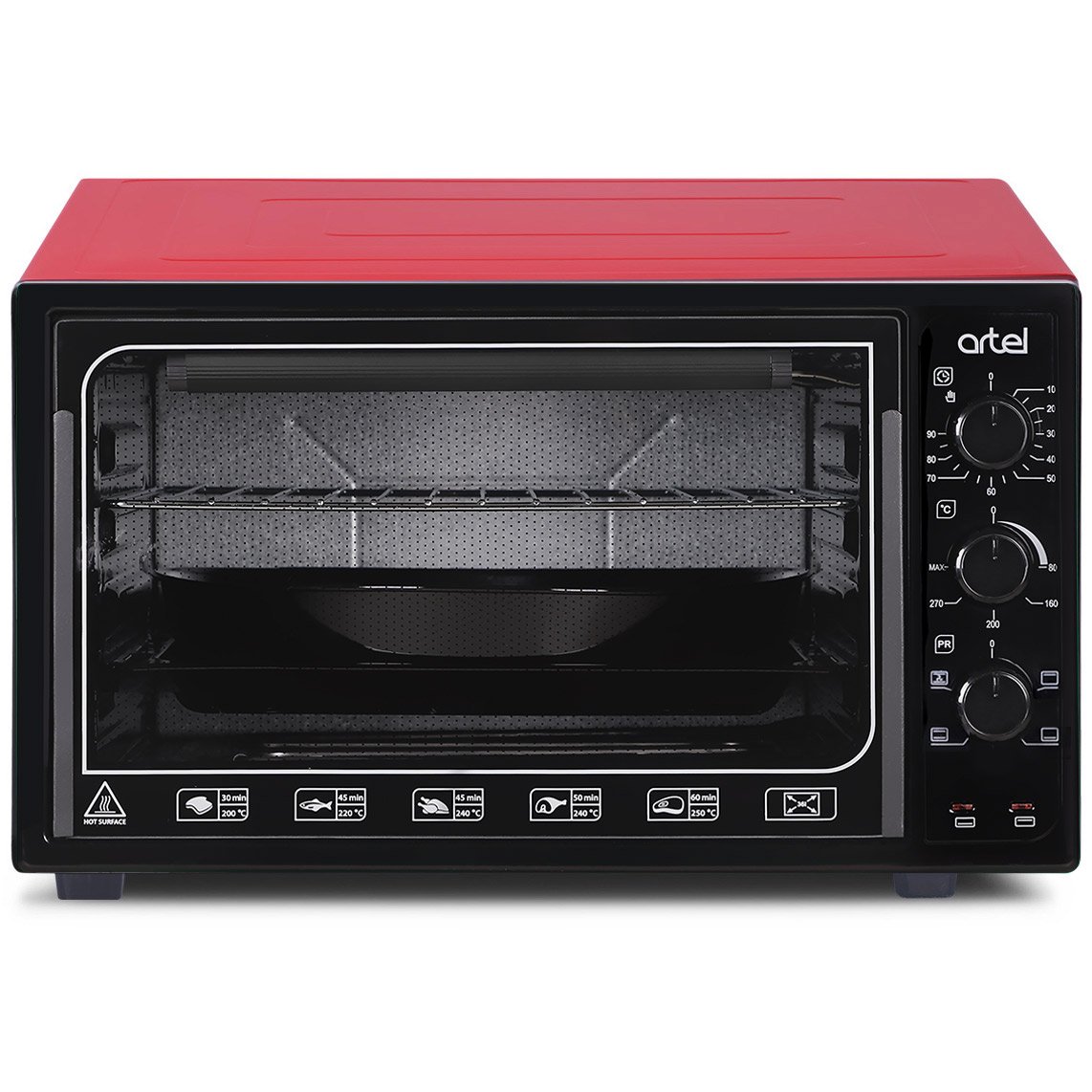 Мини-печь Artel MD 3618 L красная купить,0