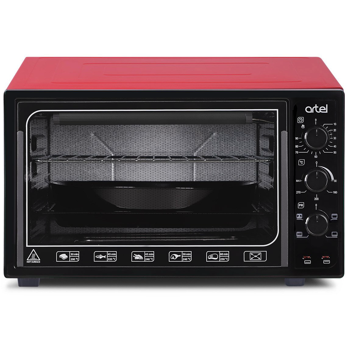 Мини-печь Artel MD 3618 L красная купить,NaN