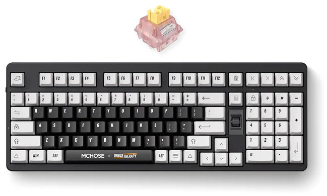 Клавиатура MCHOSE HW-UT98-2 Silent Peach V3 Switch черный купить,NaN