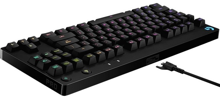 Клавиатура Logitech G PRO черный купить,69990