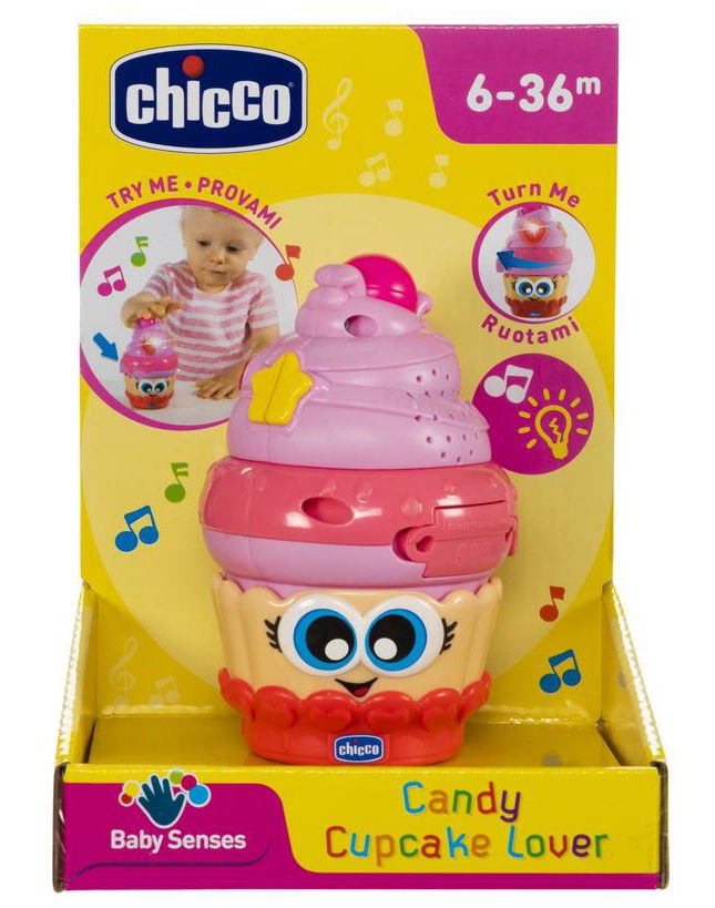 Игрушка развивающая Chicco Пирожное - ForteMarket Игрушка развивающая Chicco Пирожное купить,0