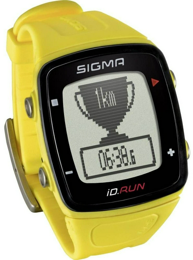 Фитнес-браслет Sigma Id. Run черно-желтый