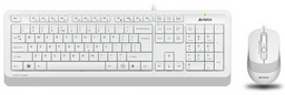 Клавиатура + мышь  A4Tech Fstyler F1010 White