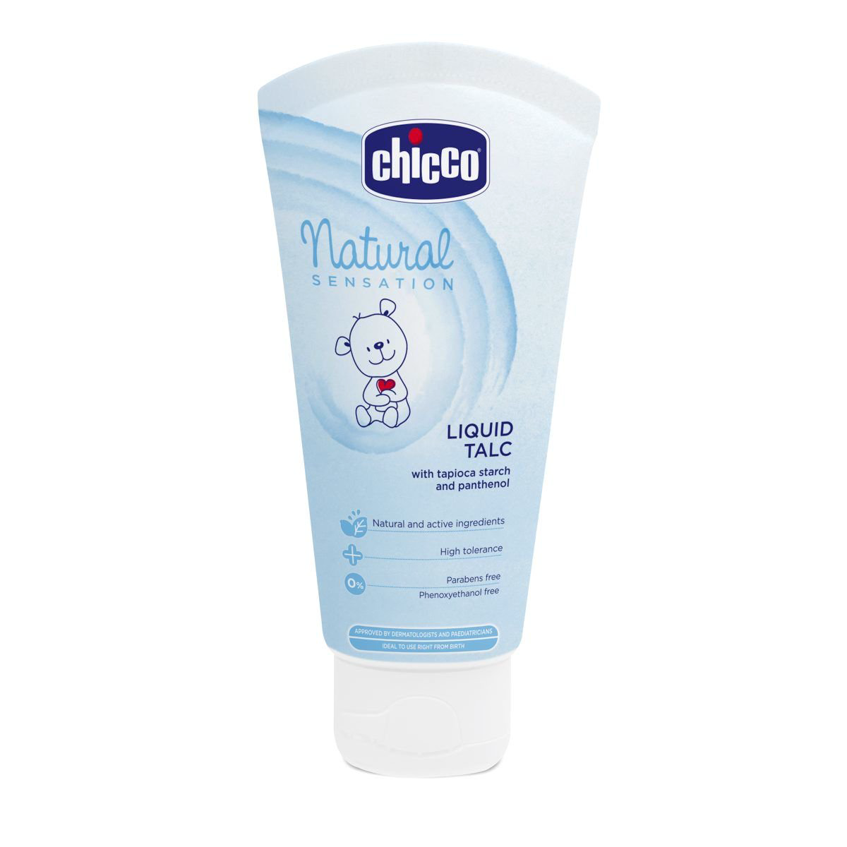 Жидкий тальк Chicco Natural Sensation 100 мл  купить,NaN