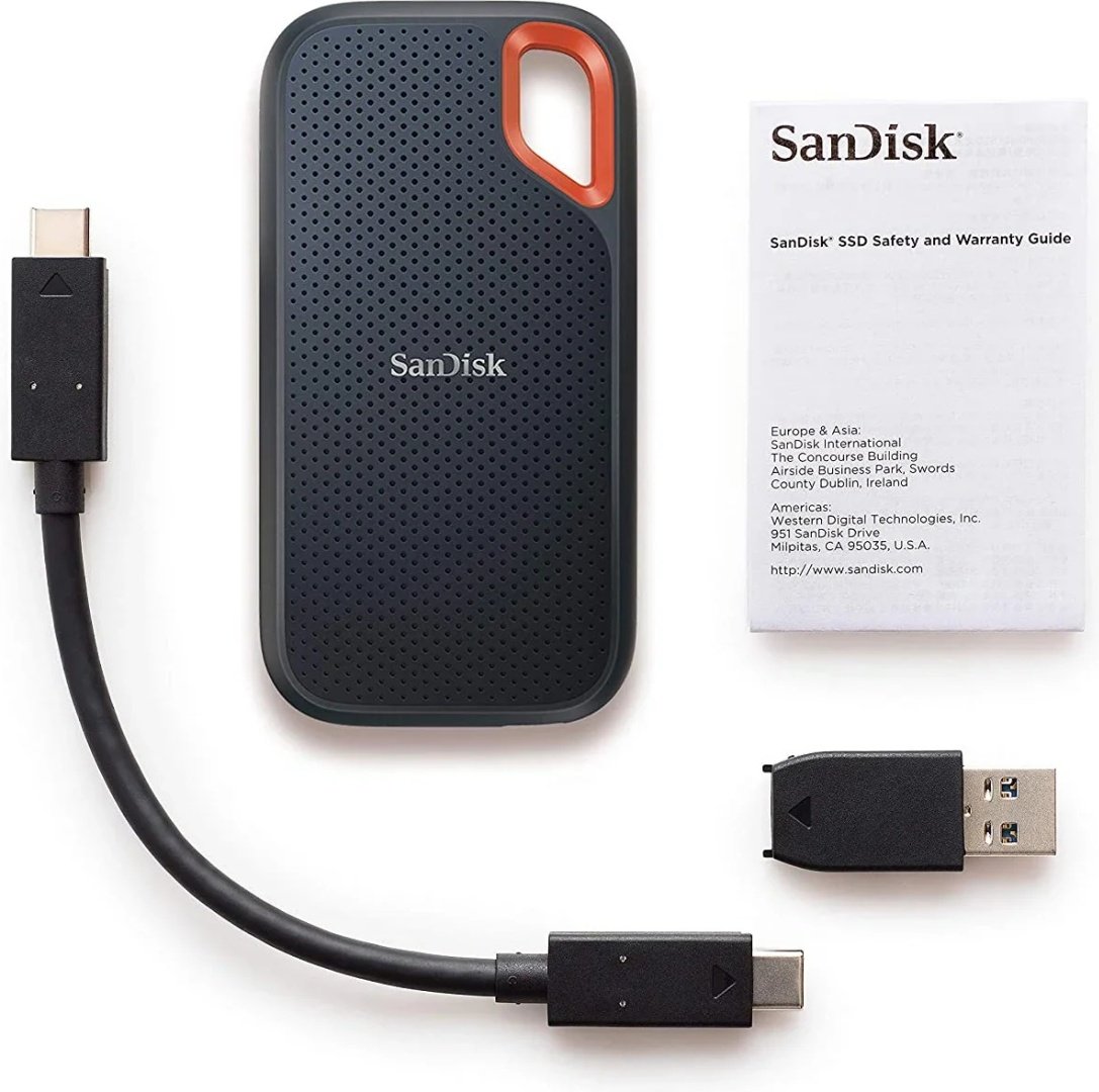 Внешний накопитель SanDisk Extreme Portable SSD V2 SDSSDE61-1T00-G25 1000 Гб
