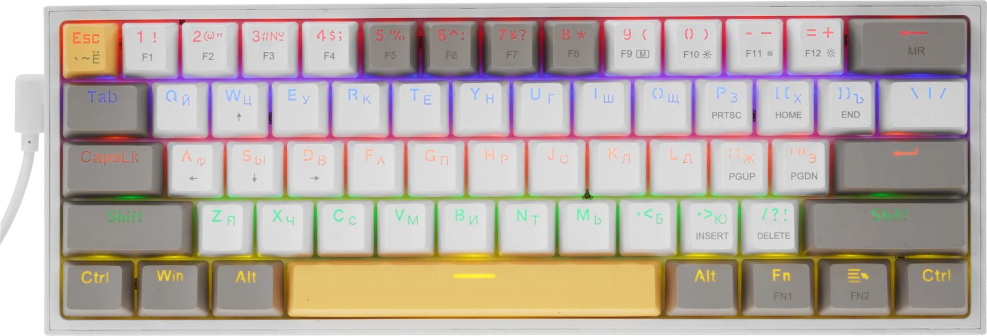 Клавиатура Redragon Fizz 72596 белый купить,NaN