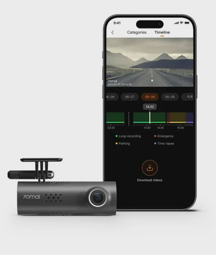Видеорегистратор Xiaomi 70mai Dash Cam 3 M200 Black