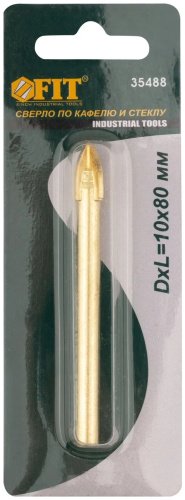 Сверло FIT по керамической плитке 35488 10 мм, 1 шт. купить,0