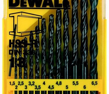 Сверло DeWALT набор DT5912 1.5-6.5 мм, 13 шт.