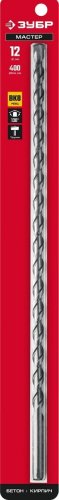 Сверло ЗУБР по бетону 2922-400-12 12 мм, 1 шт. купить,NaN