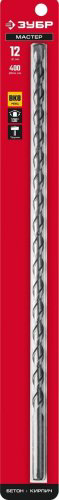 Сверло ЗУБР по бетону 2922-400-12 12 мм, 1 шт. купить,NaN