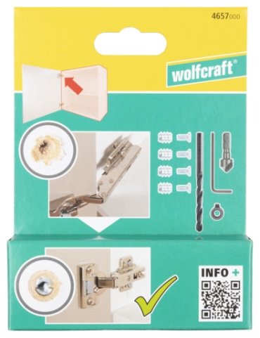 Сверло Wolfcraft винтовое 4657000 6 мм, 11 шт.