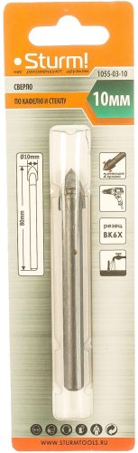 Сверло Sturm 1055-03-10, 1 шт.