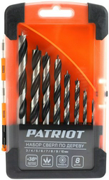 Сверло Patriot набор 815010103 3 мм, 8 шт.