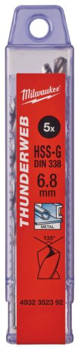 Сверло Milwaukee HSS-G P5M 4932352392 6.8 мм 5 шт