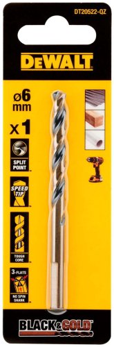 Сверло DeWALT по металлу DT20522-QZ 6 мм, 1 шт.