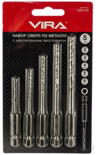 Сверло Vira 550109 5 шт