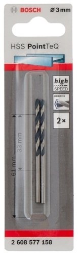 Сверло Bosch PointTeQ 2.608.577.158 3 мм купить,423