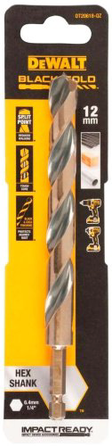 Сверло DeWALT по металлу DT20618-QZ 12 мм, 1 шт.