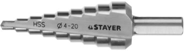 Сверло STAYER по металлу, ступенчатое 29660-4-12-9 12 мм, 1 шт. купить,NaN