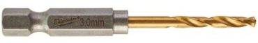 Сверло Milwaukee по металлу Shokwave HSS-G Tin Red 48894763 3 мм, 2 шт. купить,NaN