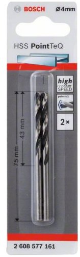 Сверло Bosch по металлу 2608577161 4 мм, 2 шт. купить,0