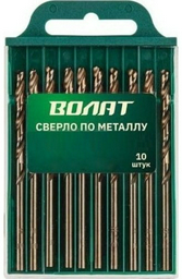 Сверло Волат по металлу (85040-075) 4 мм, 10 шт.
