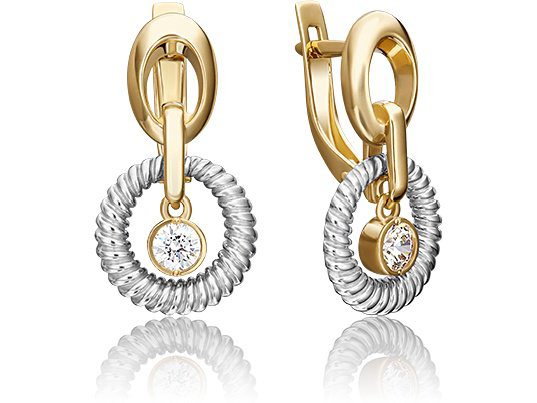 Серьги Platina 02-4483-00-501-1121-38 купить,NaN