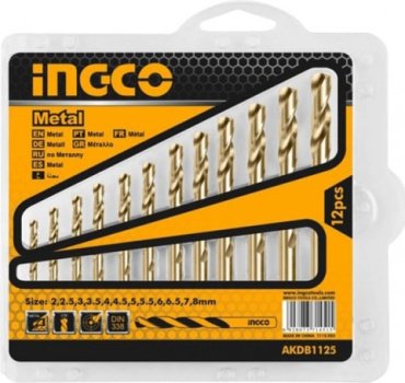 Сверло INGCO AKDB1125, 12 шт. купить,0
