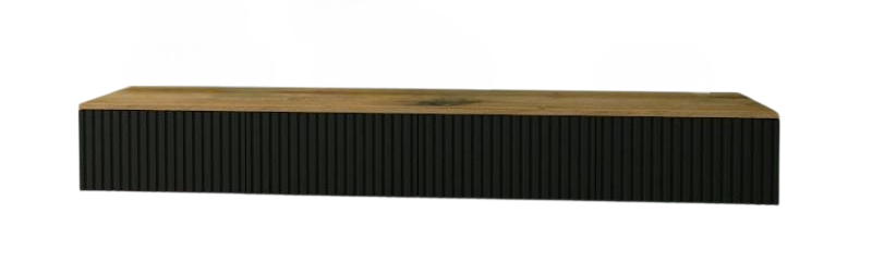 ТВ-тумба Adel Home Лехта AH0765 200x30x35см черный-коричневый купить,NaN