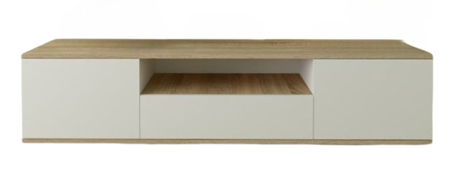 ТВ-тумба Adel Home Кнут AH0262 140x35x35см белый-коричневый купить,NaN