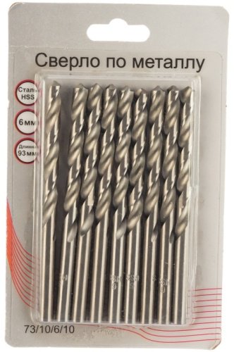 Сверло ВИХРЬ 73/10/6/10, 1 шт.